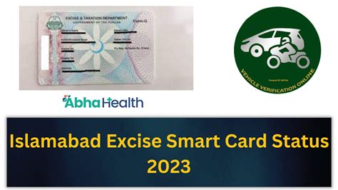 vehicle smart card islamabad|online excise and taxation islamabad.